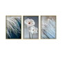 Wallity Huhu381 Cuadro Decorativo de Vidrio Templado Multicolor 30 x 40 cm (3 Piezas)